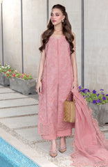 Carnation Luxury Festive Edit By Rangrasiya Unstitched Lawn Embroidered 3 Piece -RRCRE25L10- Mila - Summer Collection