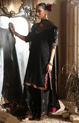 Luxè By Azure Embroidered Chiffon 3 Piece Unstitched Suit-AZRLUX25L-MYSTERE- Summer Collection