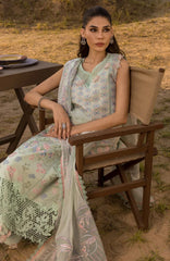 Premium Eid Edit By Rangrasiya Unstitched ALwn Embroidered 3 Piece - RRPREDT25L- Nadine -08- Summer Collection