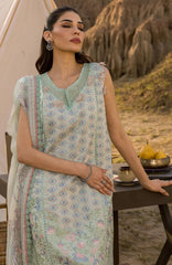 Premium Eid Edit By Rangrasiya Unstitched ALwn Embroidered 3 Piece - RRPREDT25L- Nadine -08- Summer Collection