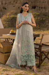 Premium Eid Edit By Rangrasiya Unstitched ALwn Embroidered 3 Piece - RRPREDT25L- Nadine -08- Summer Collection
