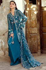 CHIFFON'25 By Qalamkar Unstitched Embroidered Suit 3 Piece -QLMCH25F04- Neesa- Festive Collection
