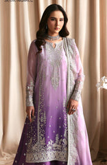 Siraya by Zarif Unstitched Embroidered Chiffon 3 Piece Suit - ZRFSRYF-02-NIGAH- Wedding Collection