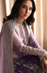 Siraya by Zarif Unstitched Embroidered Chiffon 3 Piece Suit - ZRFSRYF-02-NIGAH- Wedding Collection