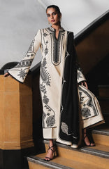 Karandi AW Edit 1 by Jugnu Lahore Unstitched Embroidered Karandi 3 Piece Suit - JUGKRDW-Nigah - Winter Collection