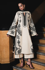 Karandi AW Edit 1 by Jugnu Lahore Unstitched Embroidered Karandi 3 Piece Suit - JUGKRDW-Nigah - Winter Collection