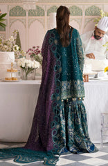 Jhoomro By Nureh Unstitched  Embroidered Organza 3 Piece - NRJHMF94 -   Formal Collection