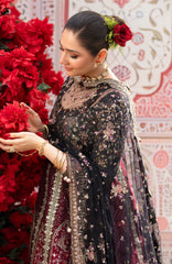 Jhoomro By Nureh Unstitched  Embroidered Organza 3 Piece - NRJHMF95 -   Formal Collection