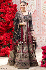 Jhoomro By Nureh Unstitched  Embroidered Organza 3 Piece - NRJHMF95 -   Formal Collection