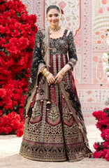 Jhoomro By Nureh Unstitched  Embroidered Organza 3 Piece - NRJHMF95 -   Formal Collection