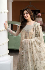 Jhoomro By Nureh Unstitched  Embroidered Organza 3 Piece - NRJHMF96 -   Formal Collection