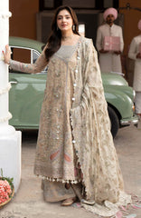 Jhoomro By Nureh Unstitched  Embroidered Organza 3 Piece - NRJHMF96 -   Formal Collection