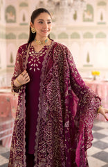 Jhoomro By Nureh Unstitched  Embroidered Organza 3 Piece - NRJHMF97 -   Formal Collection
