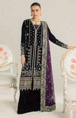 Maya by Nureh Unstitched Embroidered Velvet 3 Piece Suit - NRMYAV-136- Wedding Collection