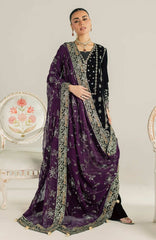 Maya by Nureh Unstitched Embroidered Velvet 3 Piece Suit - NRMYAV-136- Wedding Collection