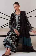 Miraal By Aabyaan Unstitched Embroidered Viscose 3 Piece - ABYMRL25W5- Winter Collection