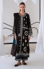 Miraal By Aabyaan Unstitched Embroidered Viscose 3 Piece - ABYMRL25W5- Winter Collection