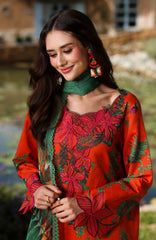Lifestyle By Rang Rasiya Unstitched Lawn Printed 3 Piece Suit  - RRLSPL -Olivine - Summer Collection