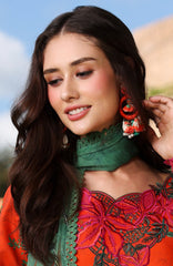 Lifestyle By Rang Rasiya Unstitched Lawn Printed 3 Piece Suit  - RRLSPL -Olivine - Summer Collection