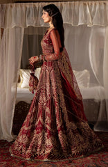 Dastan-E-Ishq By AJR Coutre Unstitched Embroidered Suit 3 Piece -AJRDSQ25F4-  Parizad- Festive Collection