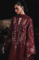 Karandi AW Edit 1 by Jugnu Lahore Unstitched Embroidered Karandi 3 Piece Suit - JUGKRDW-Parul - Winter Collection