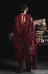 Karandi AW Edit 1 by Jugnu Lahore Unstitched Embroidered Karandi 3 Piece Suit - JUGKRDW-Parul - Winter Collection