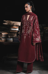 Karandi AW Edit 1 by Jugnu Lahore Unstitched Embroidered Karandi 3 Piece Suit - JUGKRDW-Parul - Winter Collection