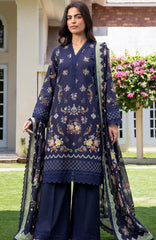 Printed LinenVol-1 By Mausummery Unstitched Linen 3 Piece - MUSV1LN-07- Peony- Winter Collection