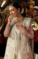 Shehnai by Afrozeh Unstitched Hand work Organza 3 Piece Suit- AFRSHNF -07-RANG-E-WAFA Wedding Collection