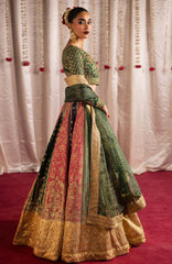 Jhil Mill By Maria Osama Khan Unstitched Hand Embroidered 3 Piece - MOKJM25F-Rangrez- Wedding Collection