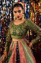 Jhil Mill By Maria Osama Khan Unstitched Hand Embroidered 3 Piece - MOKJM25F-Rangrez- Wedding Collection
