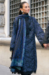 Meet Me in Istanbul By Rangrasiya Unstitched Embroidered Khaddar 3 Piece Suit - RRMIKHDW-RAVEN- Winter Collection