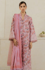 Amore By Ayzel Unstitched Lawn Embroidered 3 Piece - AZAMR25L08 - Rosee- Summer Collection