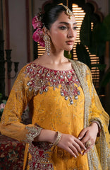 Noor- E- Naaz By Imrozia Unstitched Embroidered 3 Piece - IMRNZ25F55- Roshni- Wedding Collection