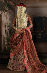 Shehnai by Afrozeh Unstitched Hand work Organza 3 Piece Suit- AFRSHNF -04-RUKHSAN - Wedding Collection
