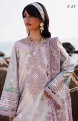 The Silk by Nureh Unstitched Embroidred  3 Piece Suits  - NRTSLK-24- Formal Collection