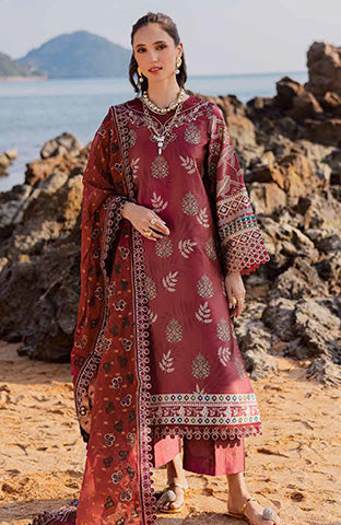 The Silk by Nureh Unstitched Embroidred  3 Piece Suits  - NRTSLK-26- Formal Collection
