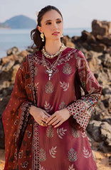 The Silk by Nureh Unstitched Embroidred  3 Piece Suits  - NRTSLK-26- Formal Collection