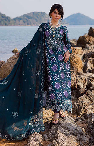 The Silk by Nureh Unstitched Embroidred  3 Piece Suits  - NRTSLK-27- Formal Collection