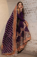 The Doll House By Hussain Rehar Unstitched Korean Silk Embroidered  3 Piece Suit -HRDLHF13-Shabnam-  Festive Collection