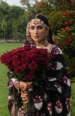 The Doll House By Hussain Rehar Unstitched Korean Silk Embroidered  3 Piece Suit -HRDLHF05-Shahnoor-  Festive Collection