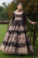 The Doll House By Hussain Rehar Unstitched Korean Silk Embroidered  3 Piece Suit -HRDLHF05-Shahnoor-  Festive Collection