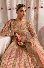 Jhil Mill By Maria Osama Khan Unstitched Hand Embroidered 3 Piece - MOKJM25F-Shehnai- Wedding Collection