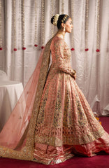 Jhil Mill By Maria Osama Khan Unstitched Hand Embroidered 3 Piece - MOKJM25F-Shehnai- Wedding Collection