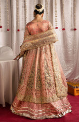 Jhil Mill By Maria Osama Khan Unstitched Hand Embroidered 3 Piece - MOKJM25F-Shehnai- Wedding Collection
