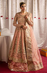 Jhil Mill By Maria Osama Khan Unstitched Hand Embroidered 3 Piece - MOKJM25F-Shehnai- Wedding Collection