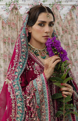 The Doll House By Hussain Rehar Unstitched Korean Silk Embroidered  3 Piece Suit -HRDLHF06-Sher Bano-  Festive Collection