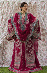 The Doll House By Hussain Rehar Unstitched Korean Silk Embroidered  3 Piece Suit -HRDLHF06-Sher Bano-  Festive Collection