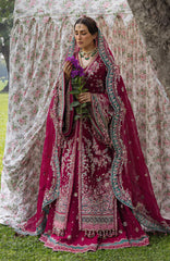 The Doll House By Hussain Rehar Unstitched Korean Silk Embroidered  3 Piece Suit -HRDLHF06-Sher Bano-  Festive Collection