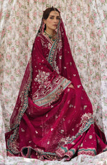 The Doll House By Hussain Rehar Unstitched Korean Silk Embroidered  3 Piece Suit -HRDLHF06-Sher Bano-  Festive Collection